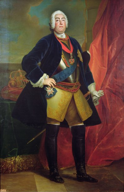 Frederik Augustus II (1696-1763) Keurvorst van Saksen door Louis de Silvestre